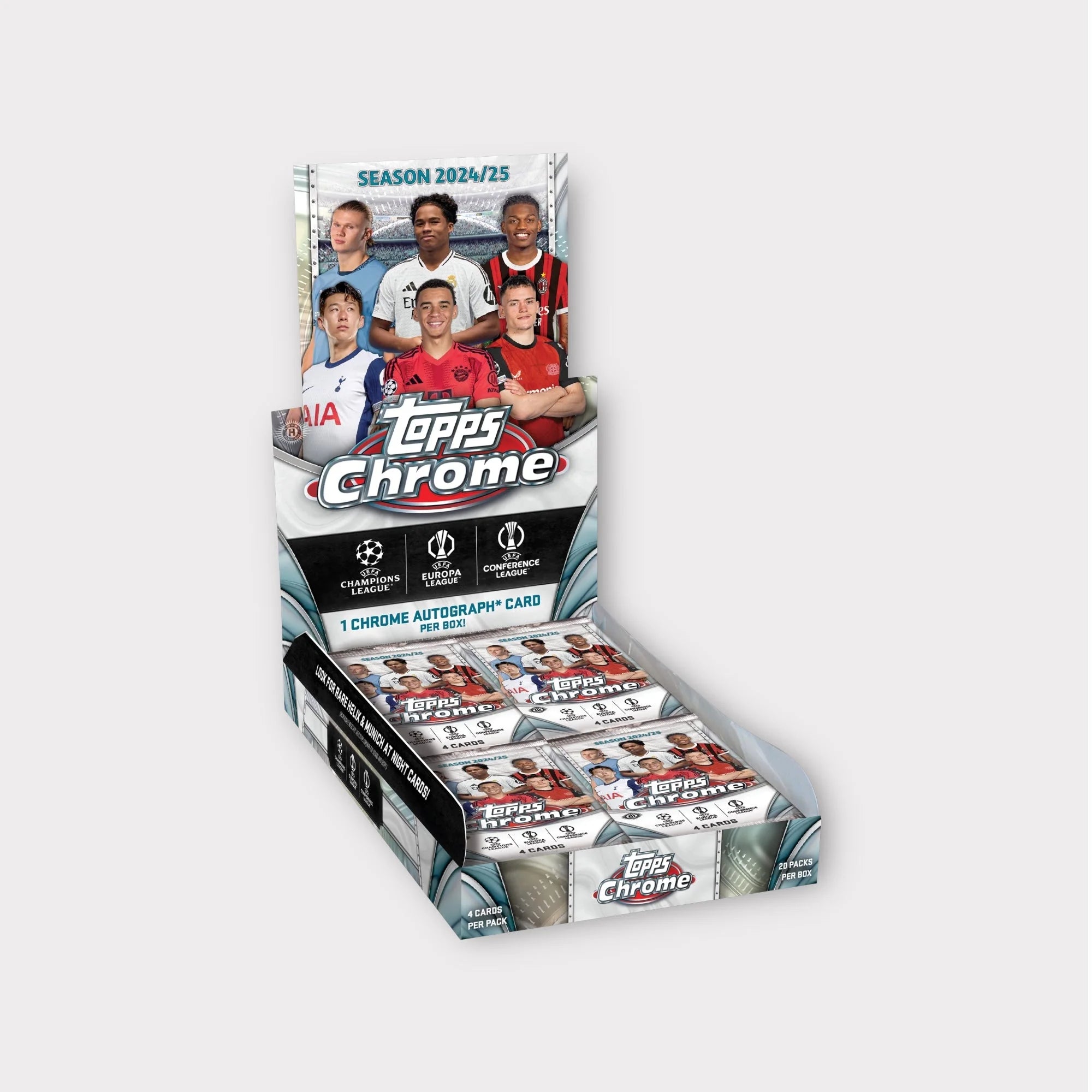 2024-25 Topps Chrome® UEFA Club Competitions - Hobby Box Topps