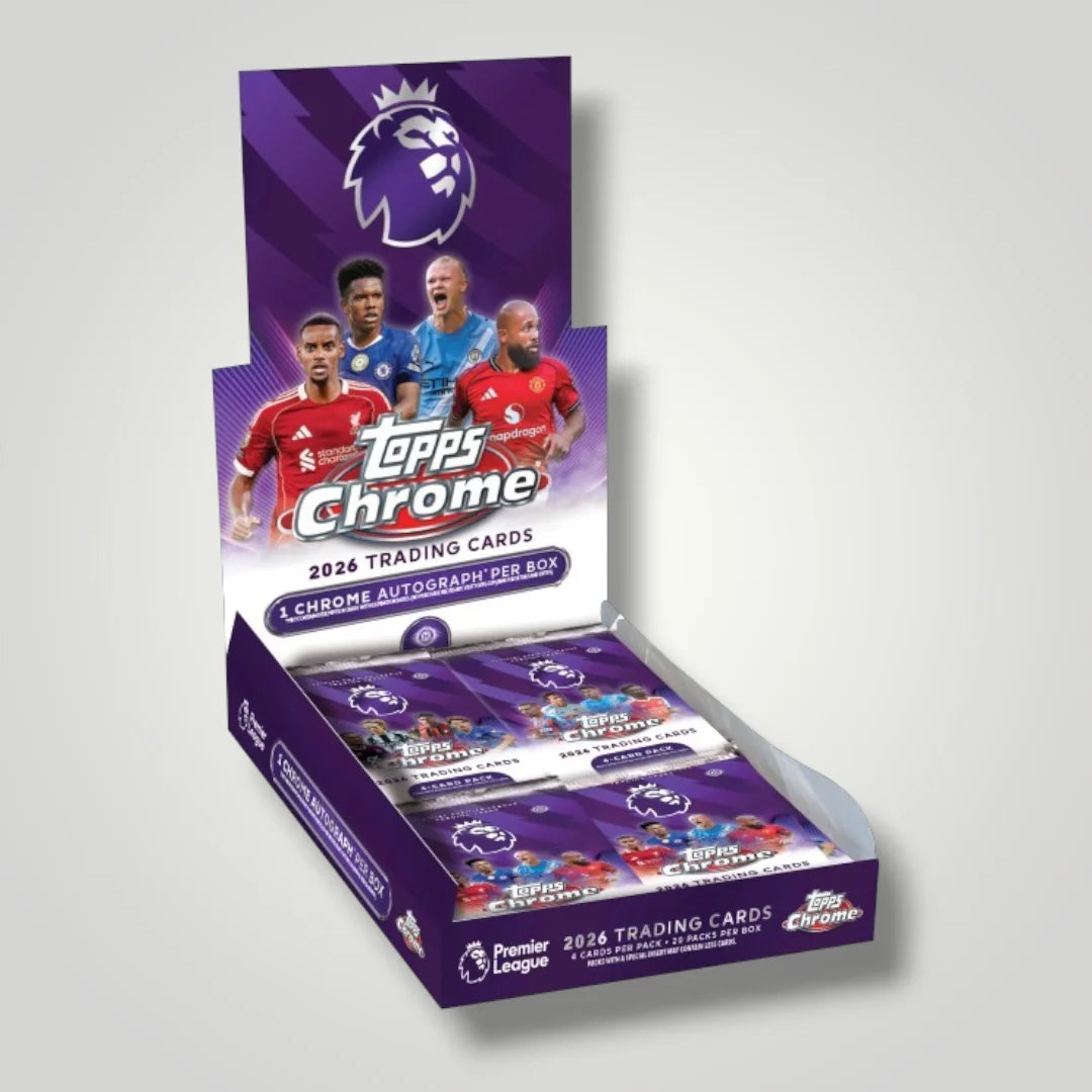 2026 Topps Chrome® Premier League - Hobby Box Topps