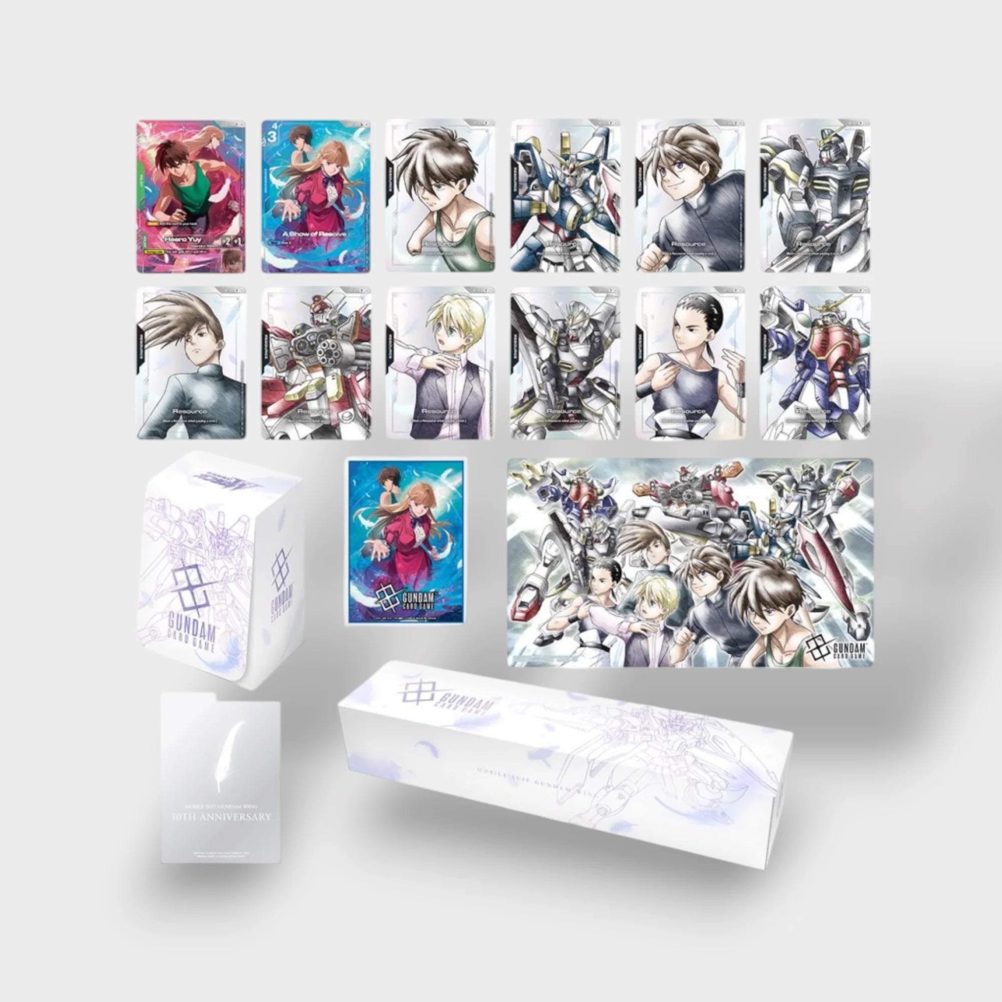 Gundam Card Game - Premium Accessory Set - Mobile Suit Gundam Wing PB01 Bandai