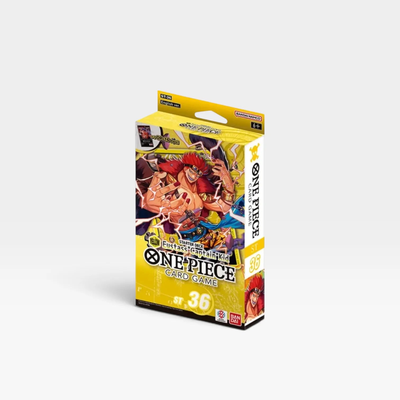 One Piece Card Game – Starter Deck ST-36 "YELLOW Eustass ‚Captain' Kid" (EN) Bandai