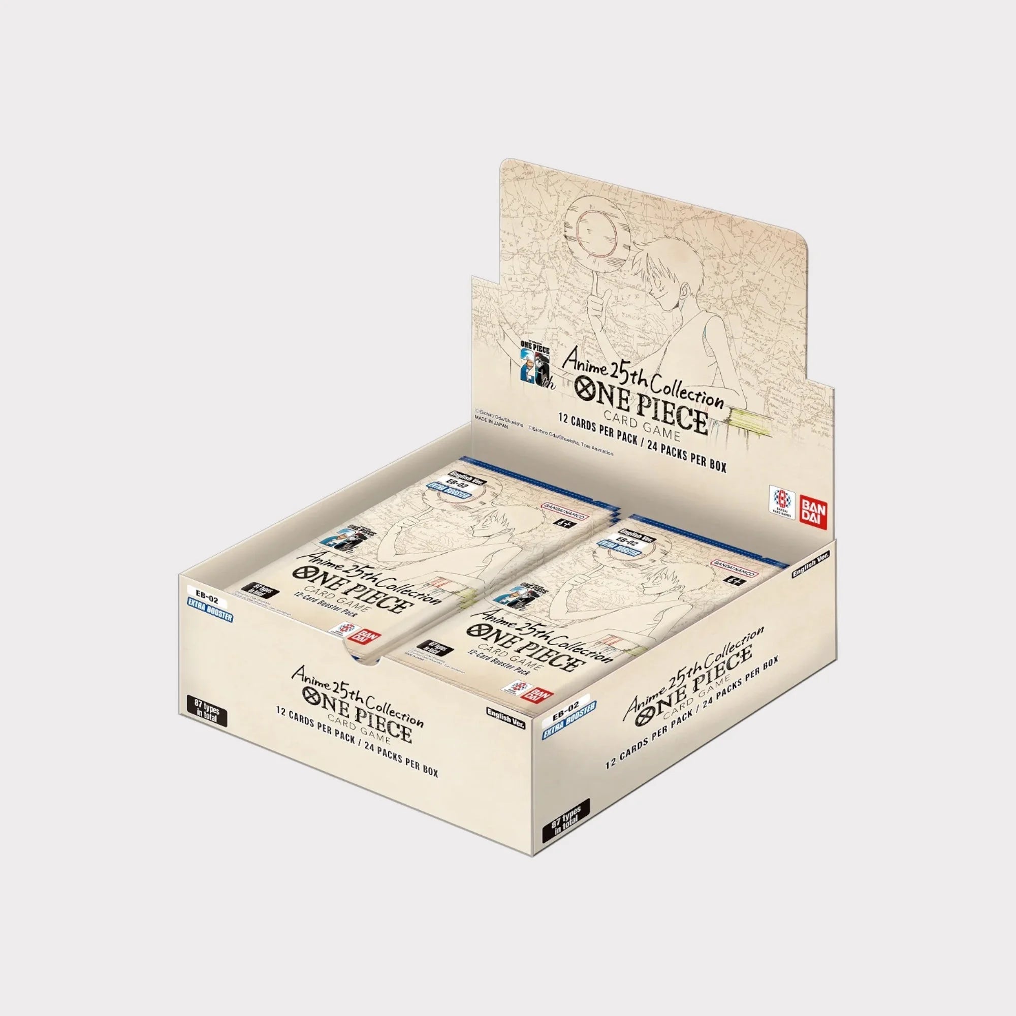 One Piece TCG - Anime 25th Collection- EB-02 Booster Box (ENG) Bandai
