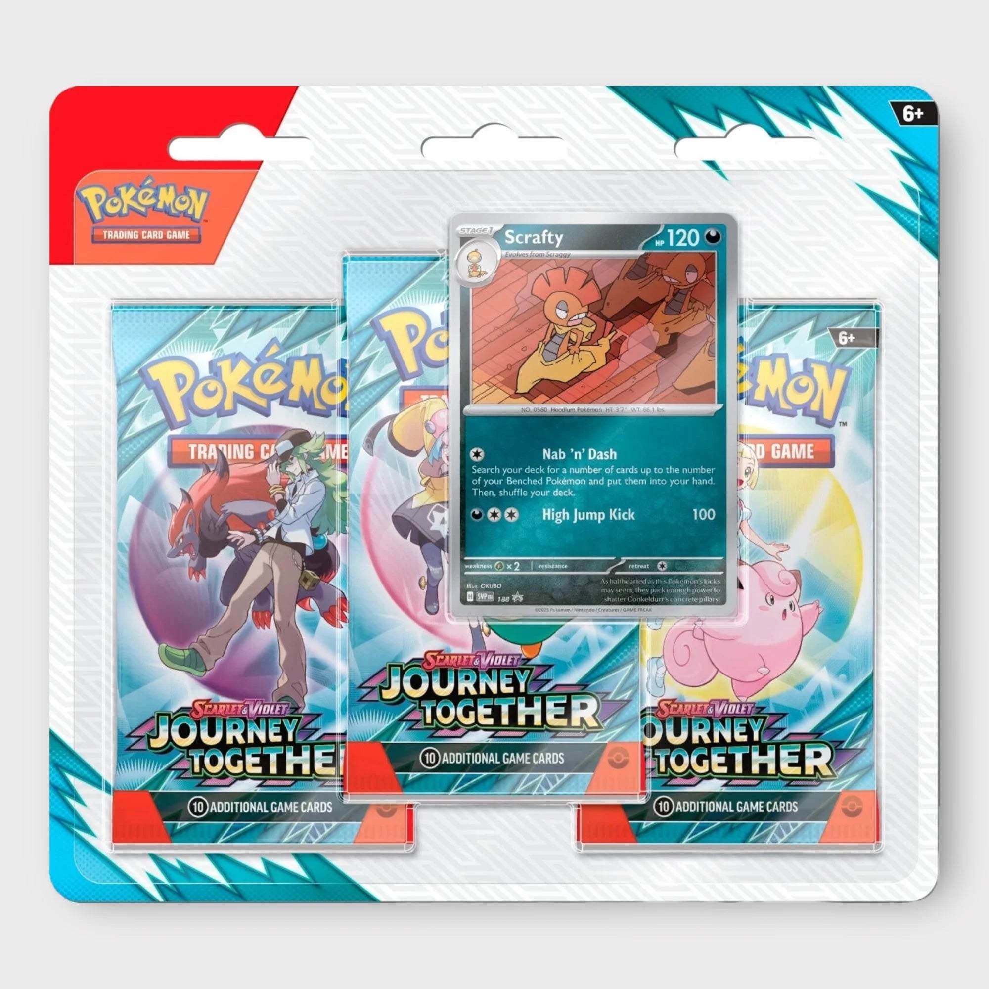 Pokémon TCG - Journey Together Three-Pack Blister Pokémon