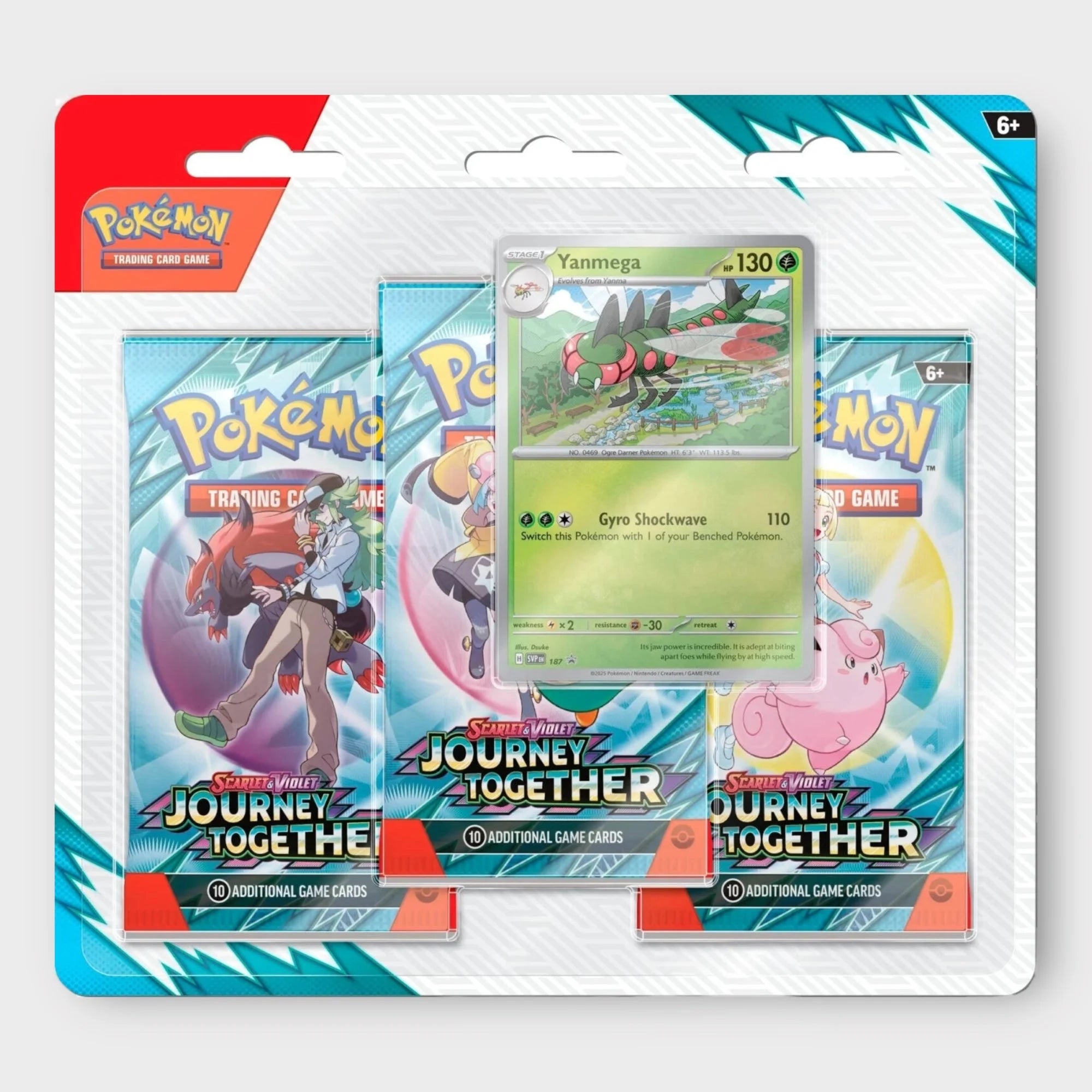 Pokémon TCG - Journey Together Three-Pack Blister Pokémon