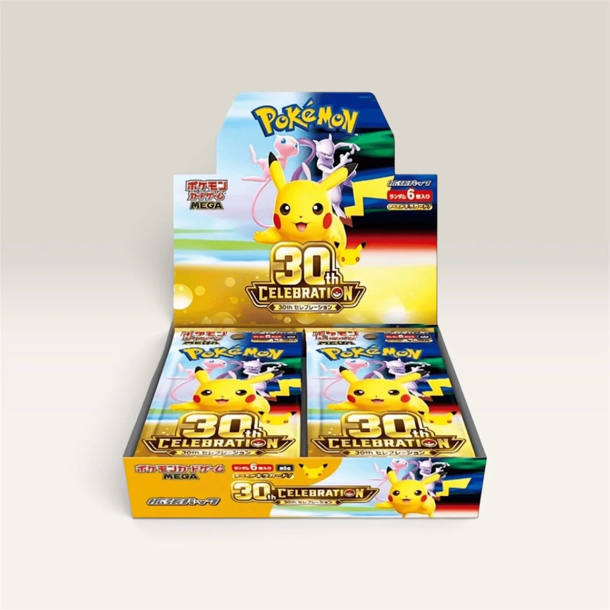 Pokémon TCG – 30th Celebration Booster Box (JPN, M6a) Pikaversum
