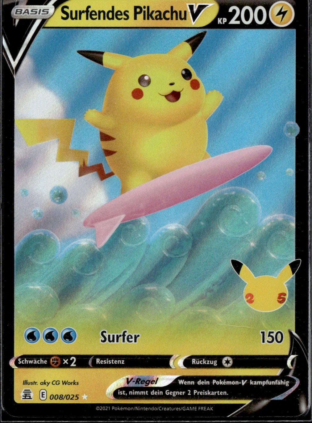 Surfing Pikachu V