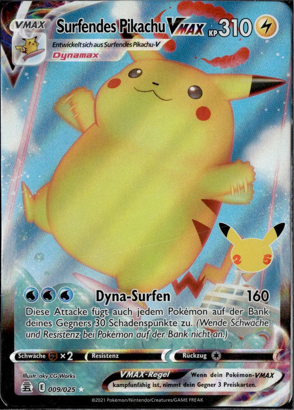 Surfing Pikachu VMAX