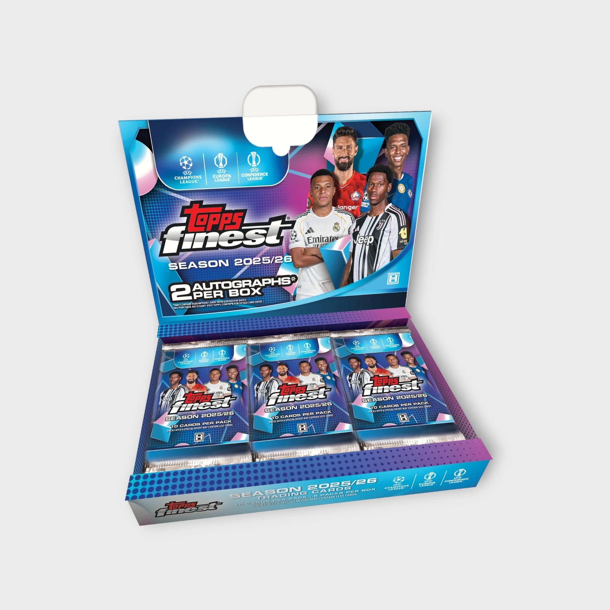 Topps Finest UEFA Club Competitions 2025/26 - Hobby Box Topps