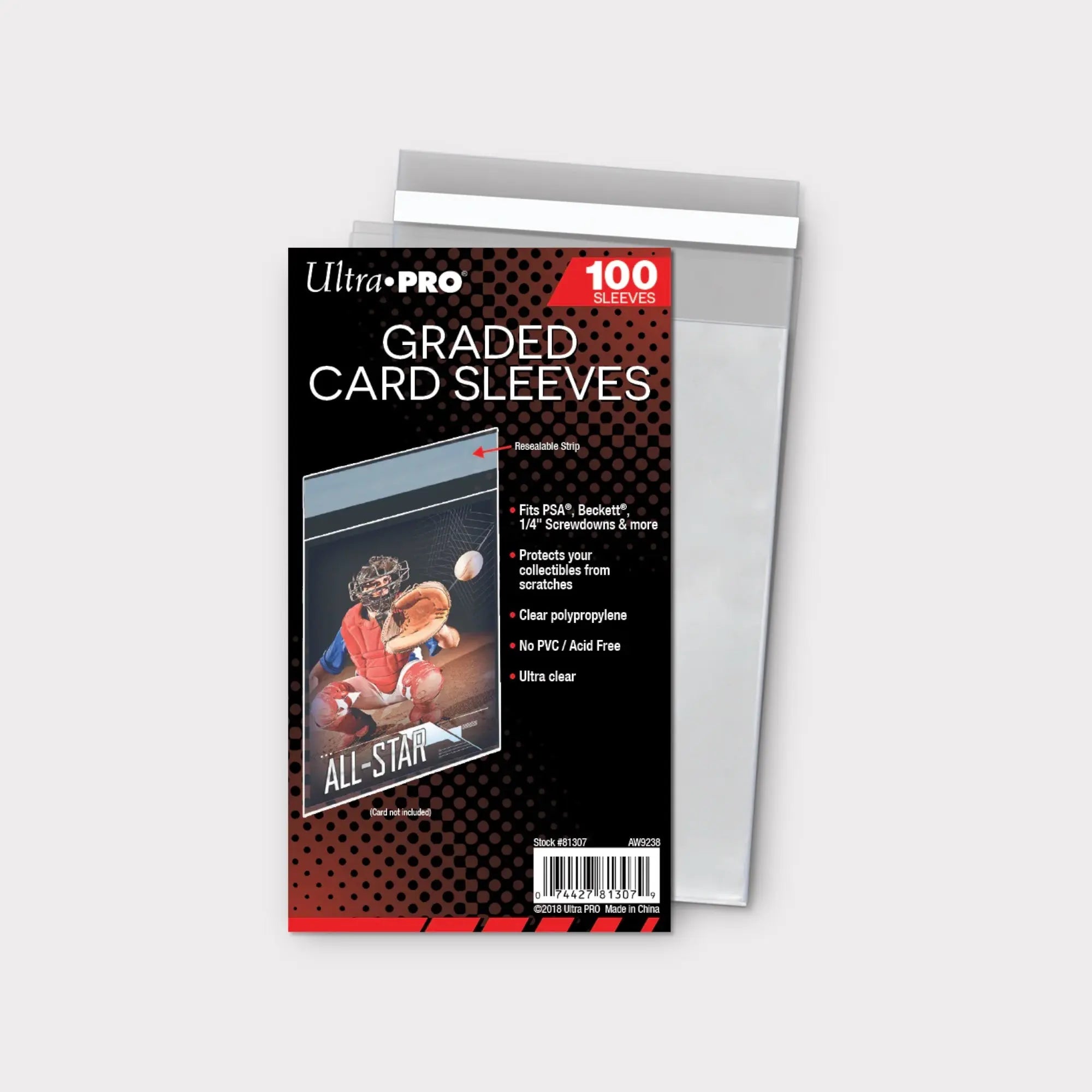 Ultra Pro Graded Card Sleeves Resealable for PSA Ultra Pro