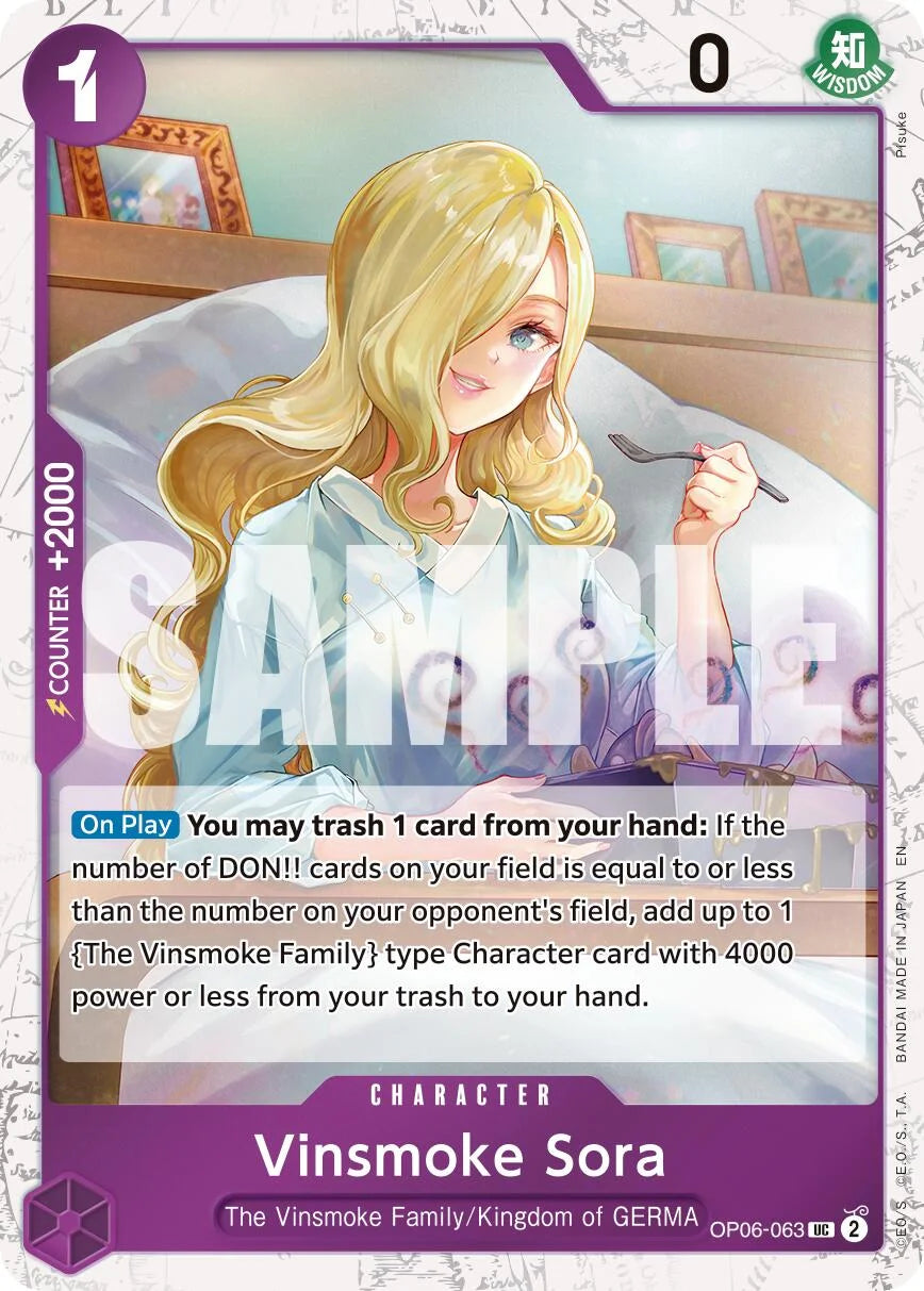 Vinsmoke Sora (Pirate Foil)