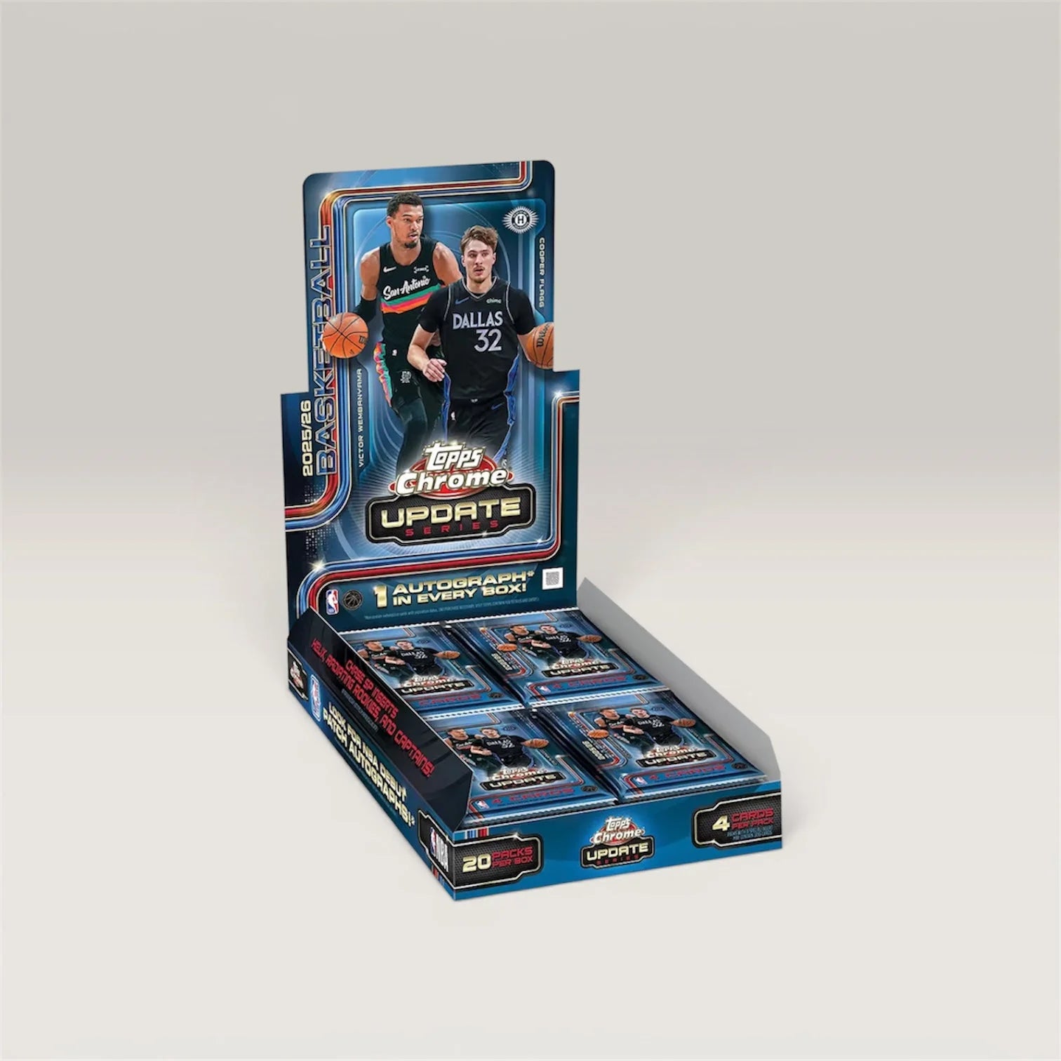 2025-26 Topps Chrome® Updates Basketball – Hobby Box Topps