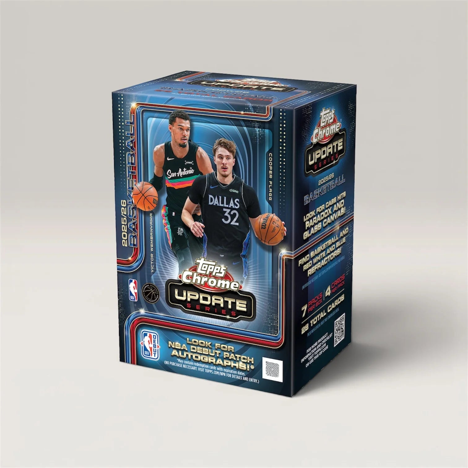 2025-26 Topps Chrome® Updates Basketball – Value Box Topps