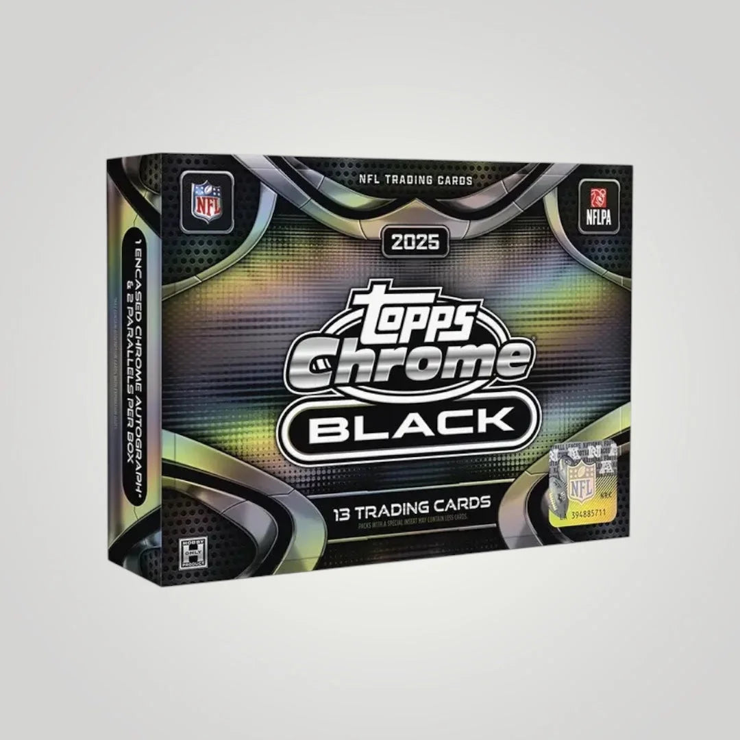 2025 Topps Chrome Black Football NFL – Hobby Box Topps