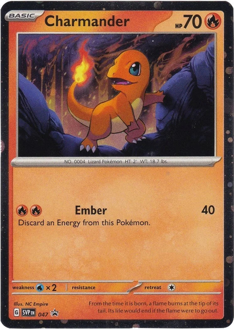 Charmander - 047 (Cosmos Holo) [SVP - 047] SV: Scarlet & Violet Promo Cards