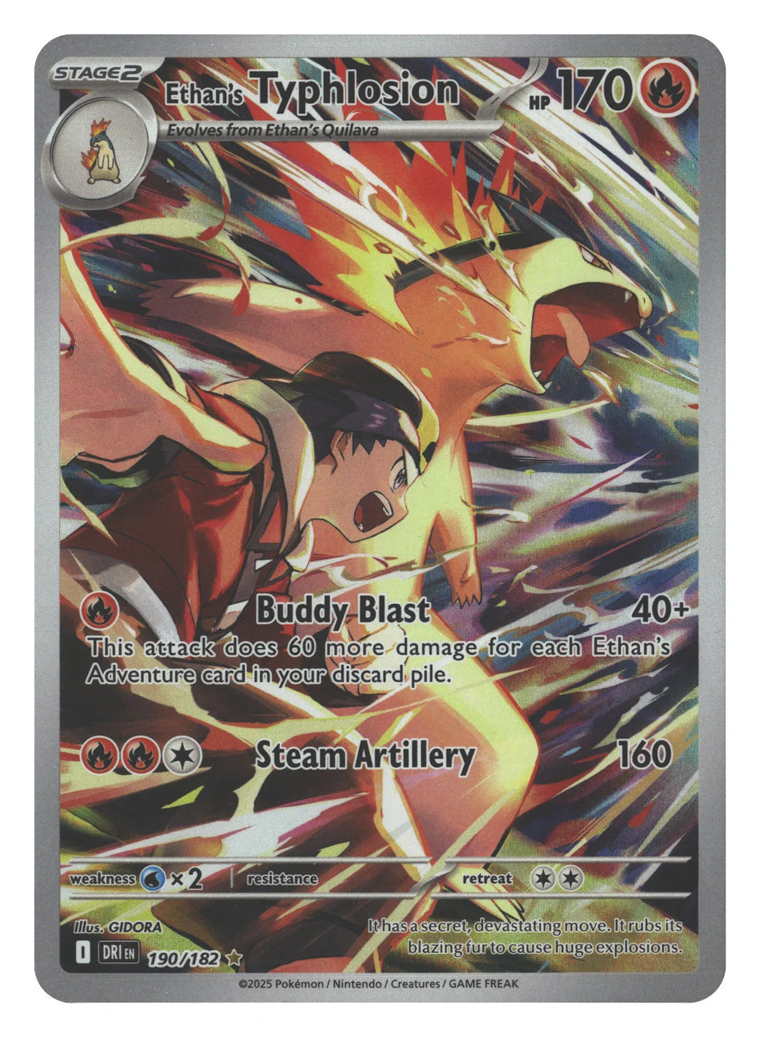 Ethan's Typhlosion - 190/182