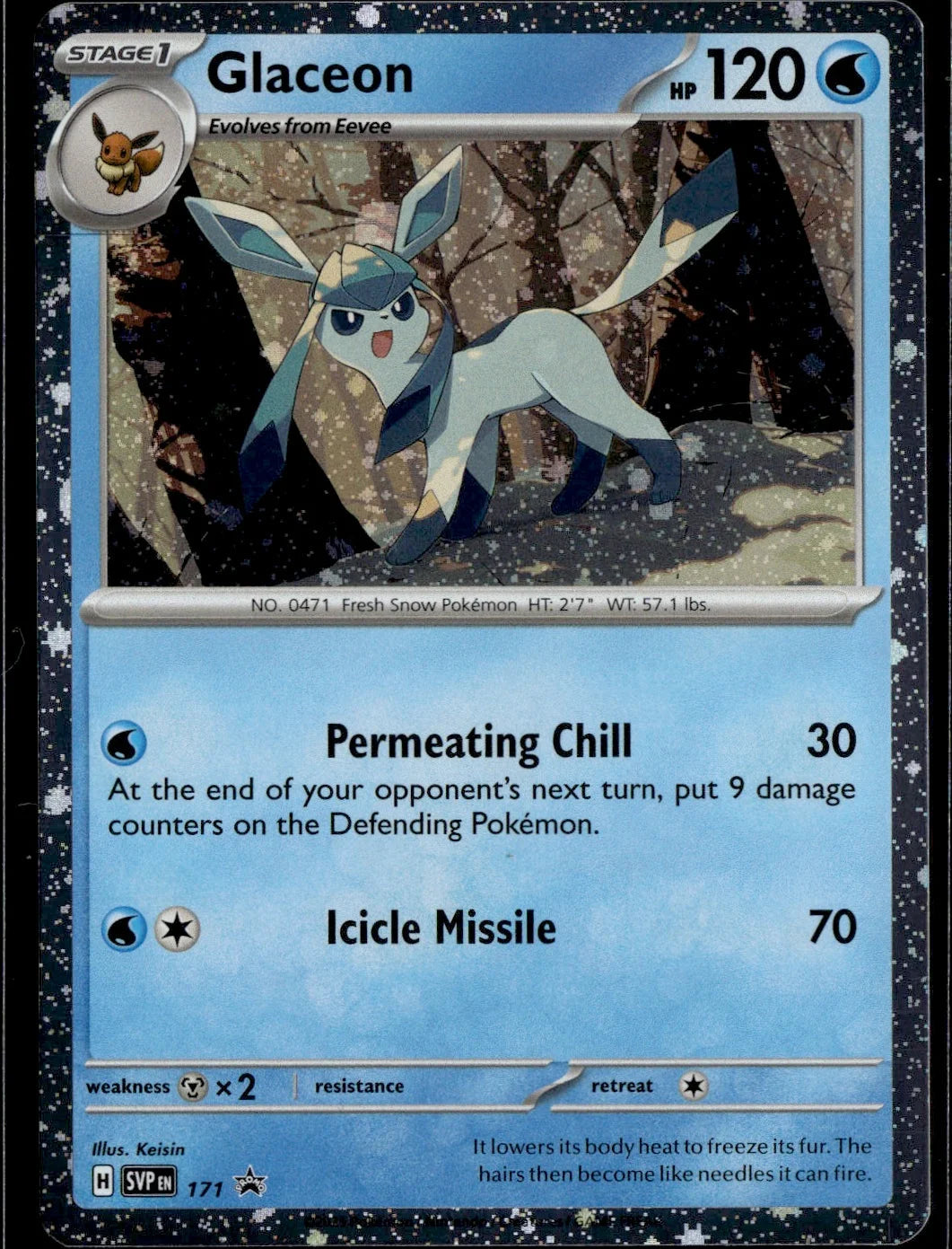 Glaceon - 171 (Cosmos Holo)
