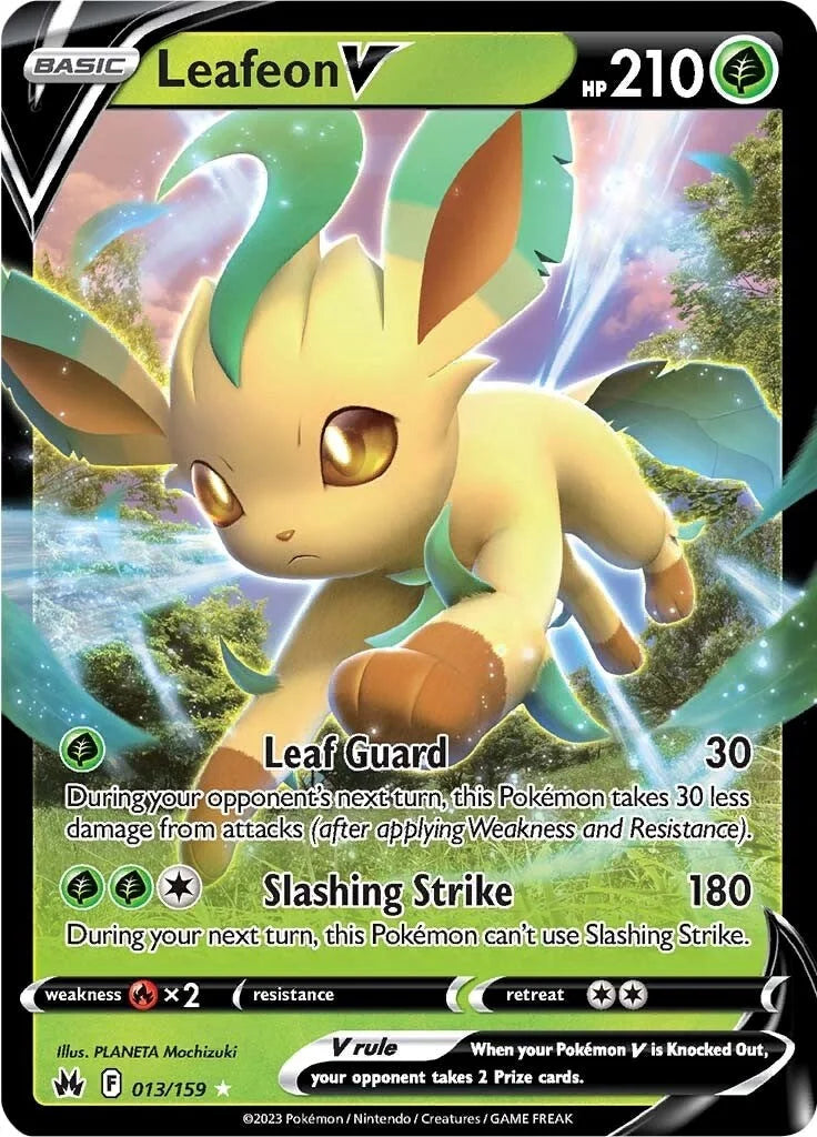 Leafeon V [CRZ - 013/159] Crown Zenith