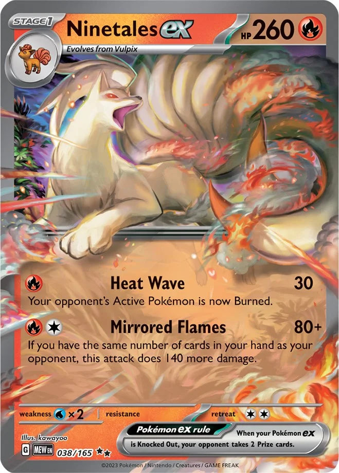 Ninetales ex - 038/165 [MEW - 038/165] SV: Scarlet & Violet 151