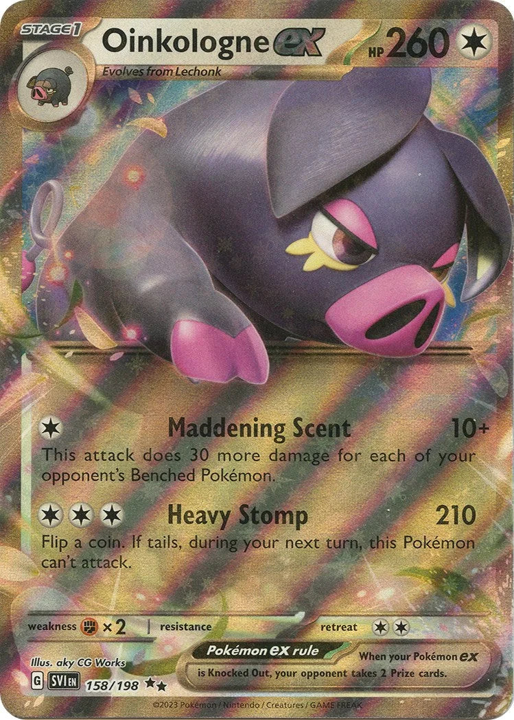 Oinkologne ex - 158/198 [SVI - 158/198] SV01: Scarlet & Violet Base Set