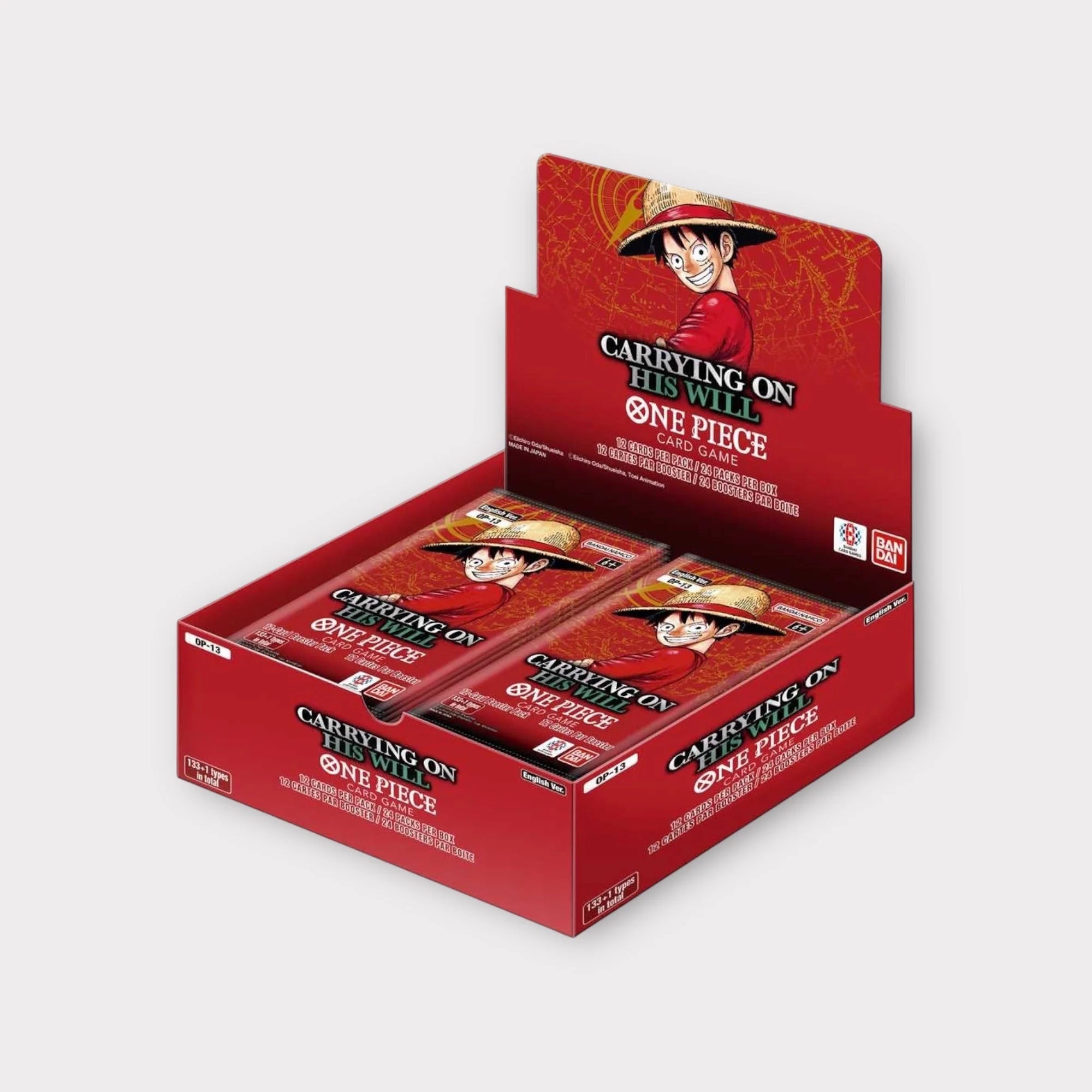 One Piece TCG: OP-13 – Carrying On His Will Booster Display (EN) Bandai