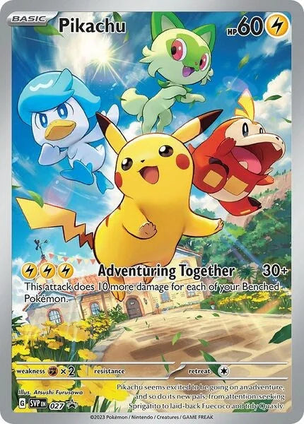 Pikachu - 027 [SVP - 027] SV: Scarlet & Violet Promo Cards