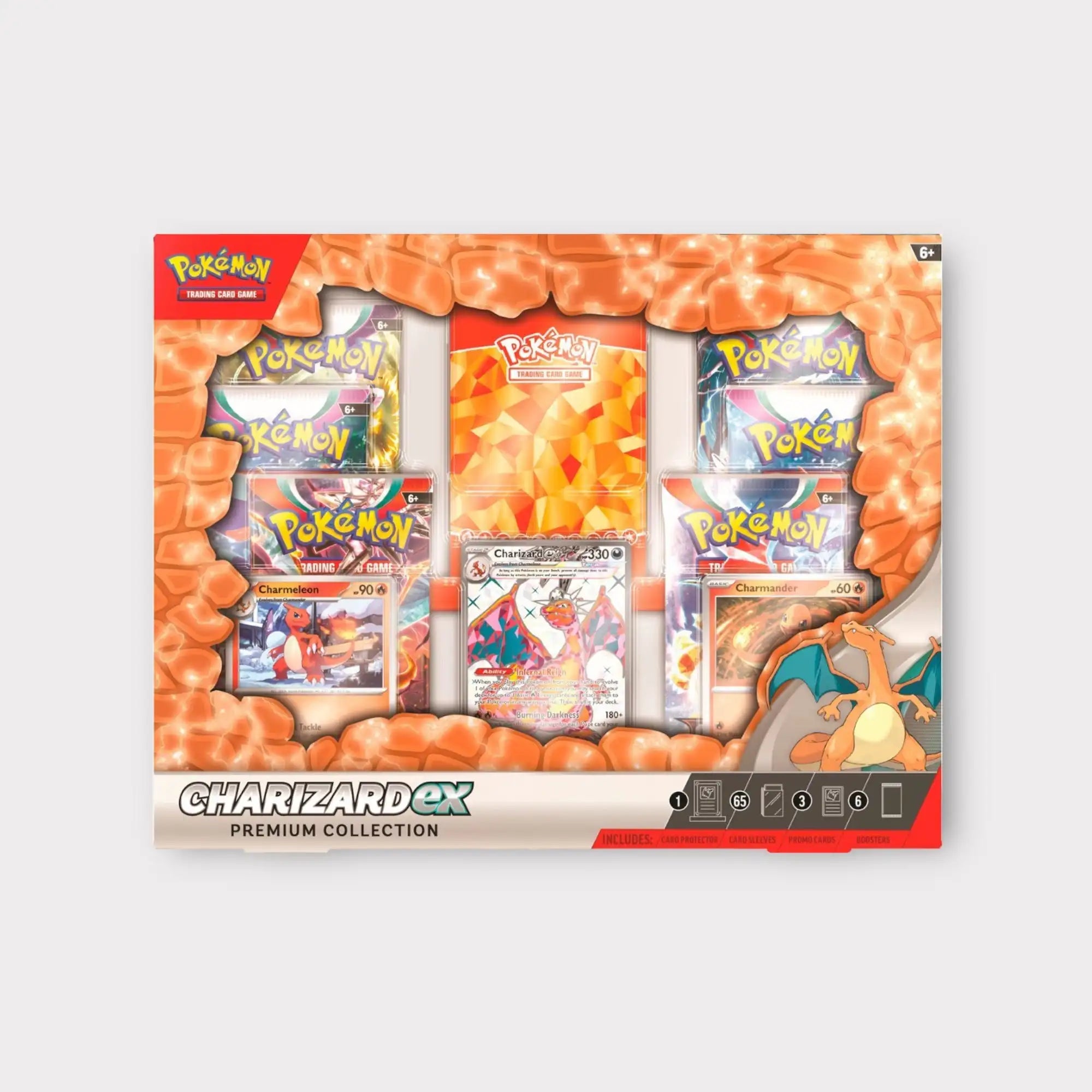 Pokémon TCG: Charizard ex Premium Collection Pokémon vorne