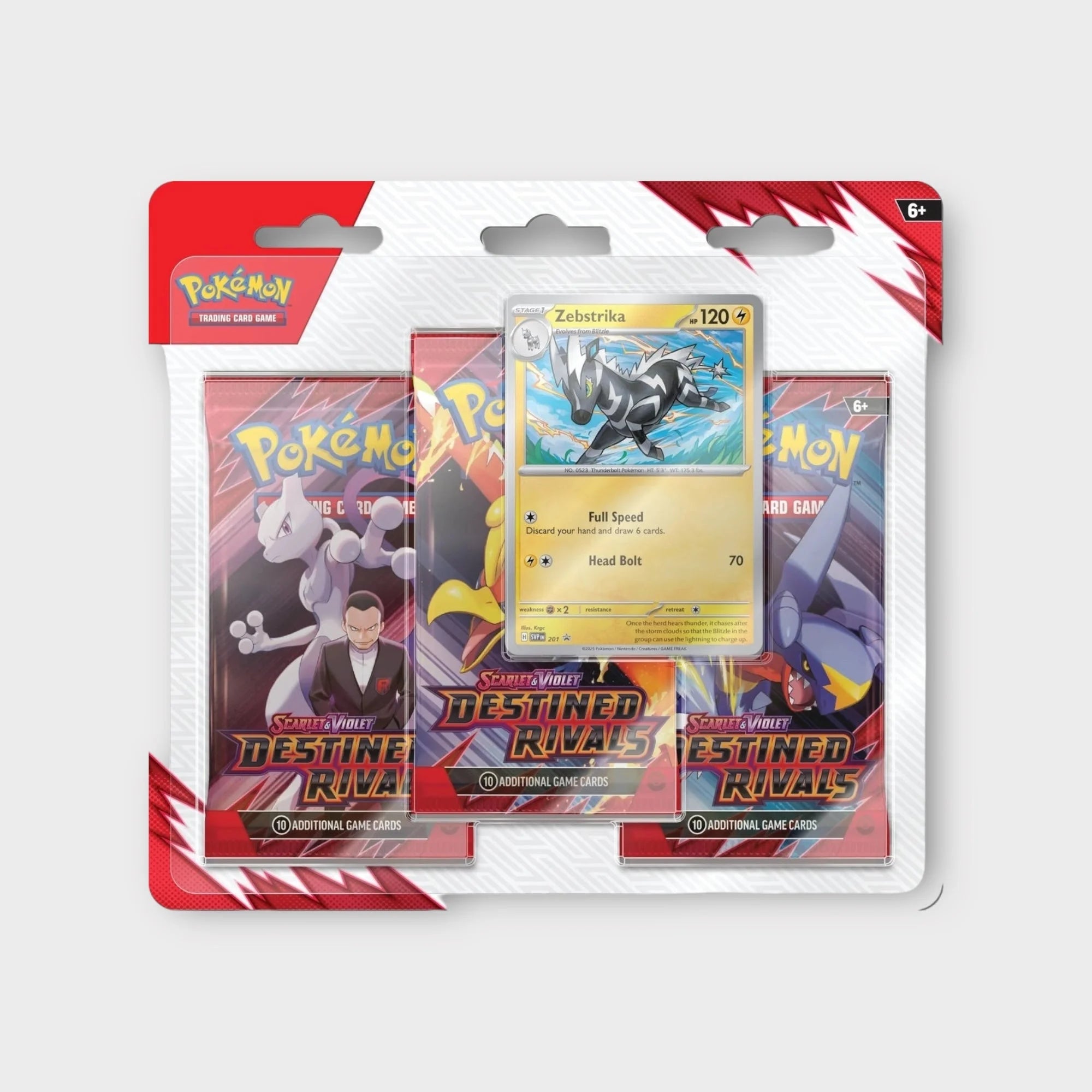 Pokémon TCG - Destined Rivals 3-Pack Blister Pokémon