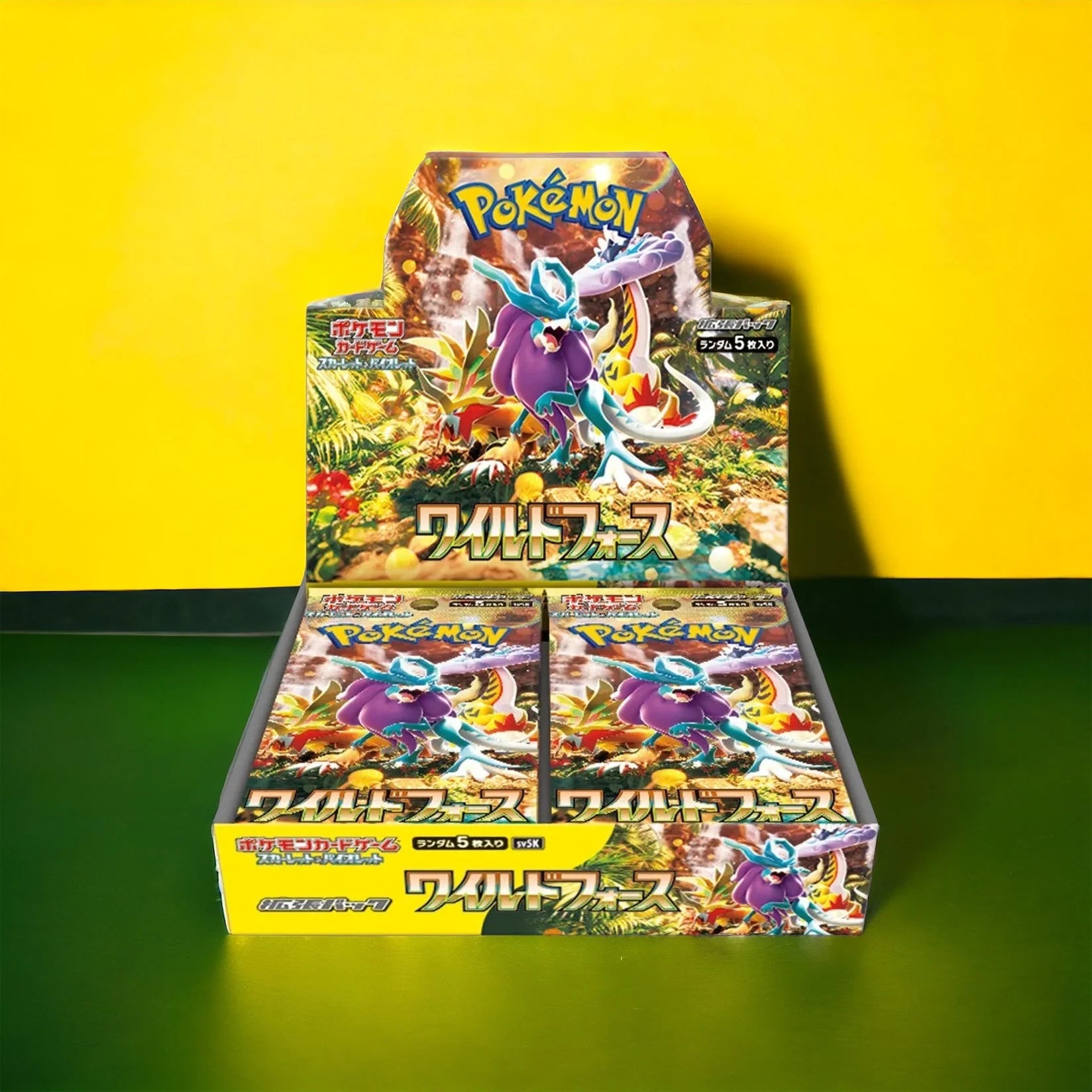 Pokémon TCG - SV5K Wild Force Booster Display Pokémon