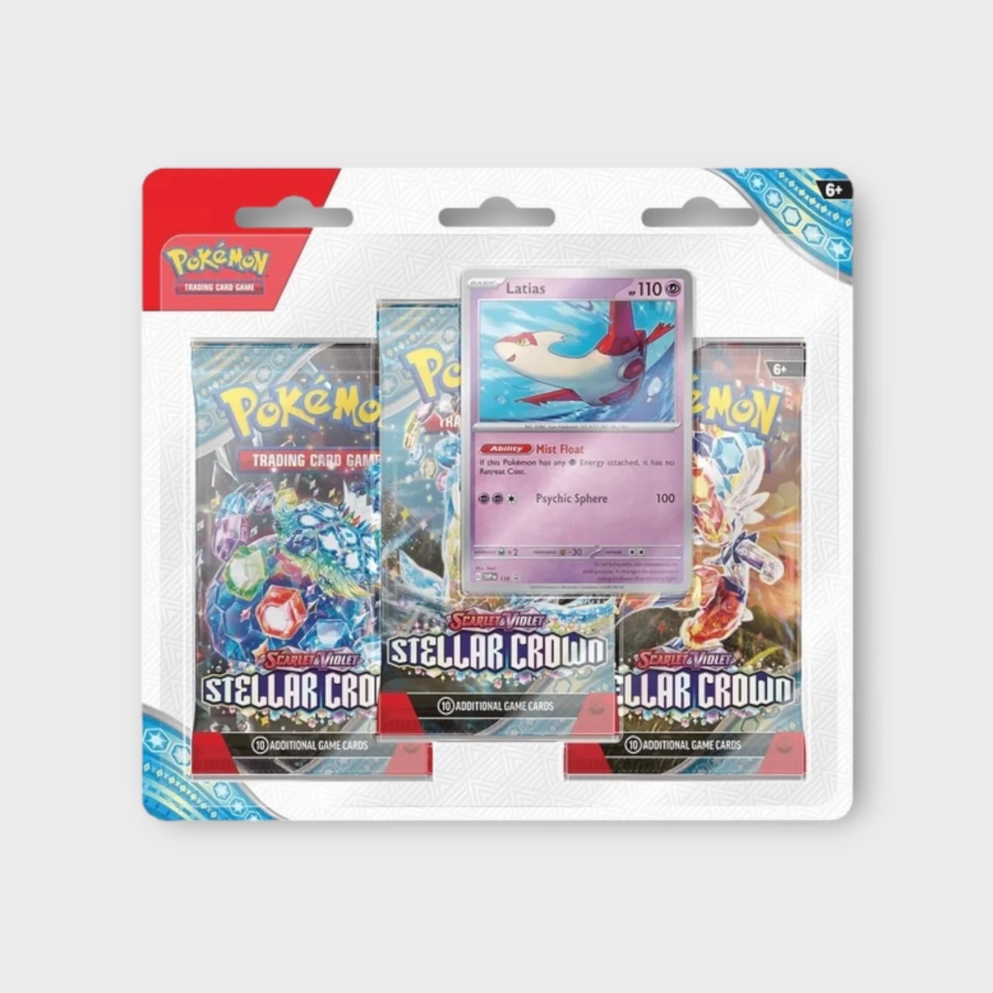 Pokémon TCG - Stellar Crown Three Pack Blister (EN) Pokémon