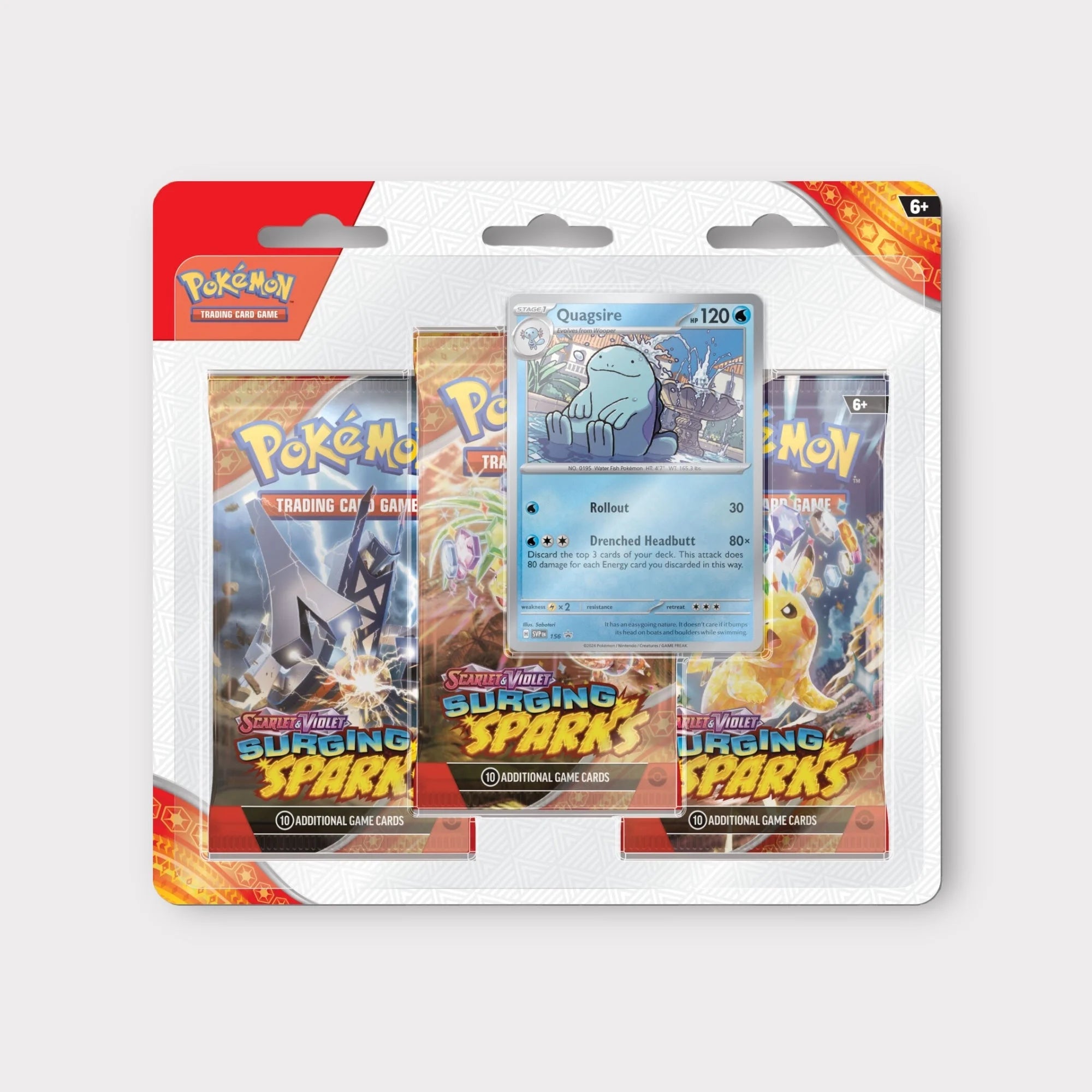 Pokémon TCG - Surging Sparks Three Pack Blister (EN) Pokémon