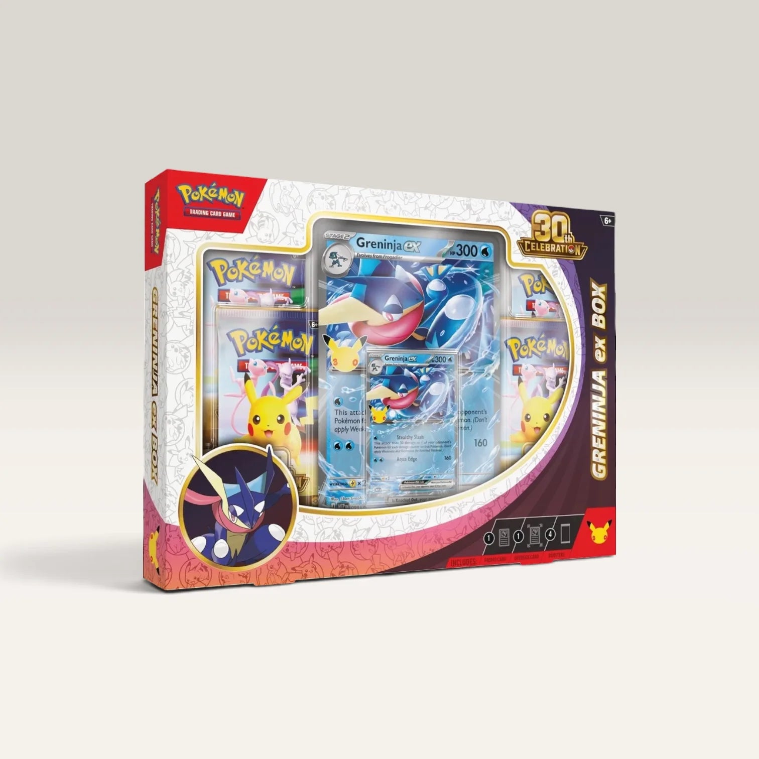 Pokémon TCG: 30th Celebration Sylveon ex Box & Greninja ex Box Pokémon