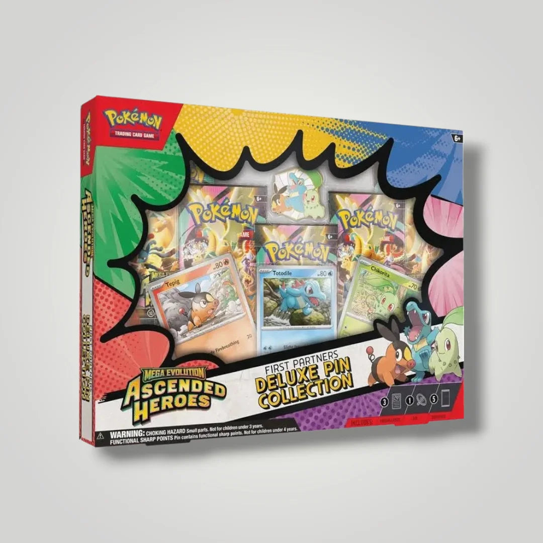 Pokémon TCG: Mega Evolution—Ascended Heroes First Partners Deluxe Pin Collection Pokémon
