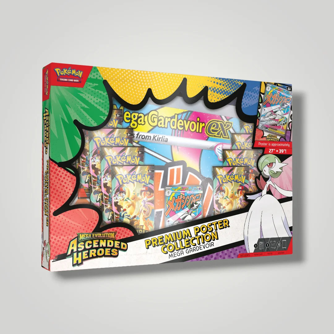 Pokémon TCG: Mega Evolution—Ascended Heroes Premium Poster Collection Pokémon