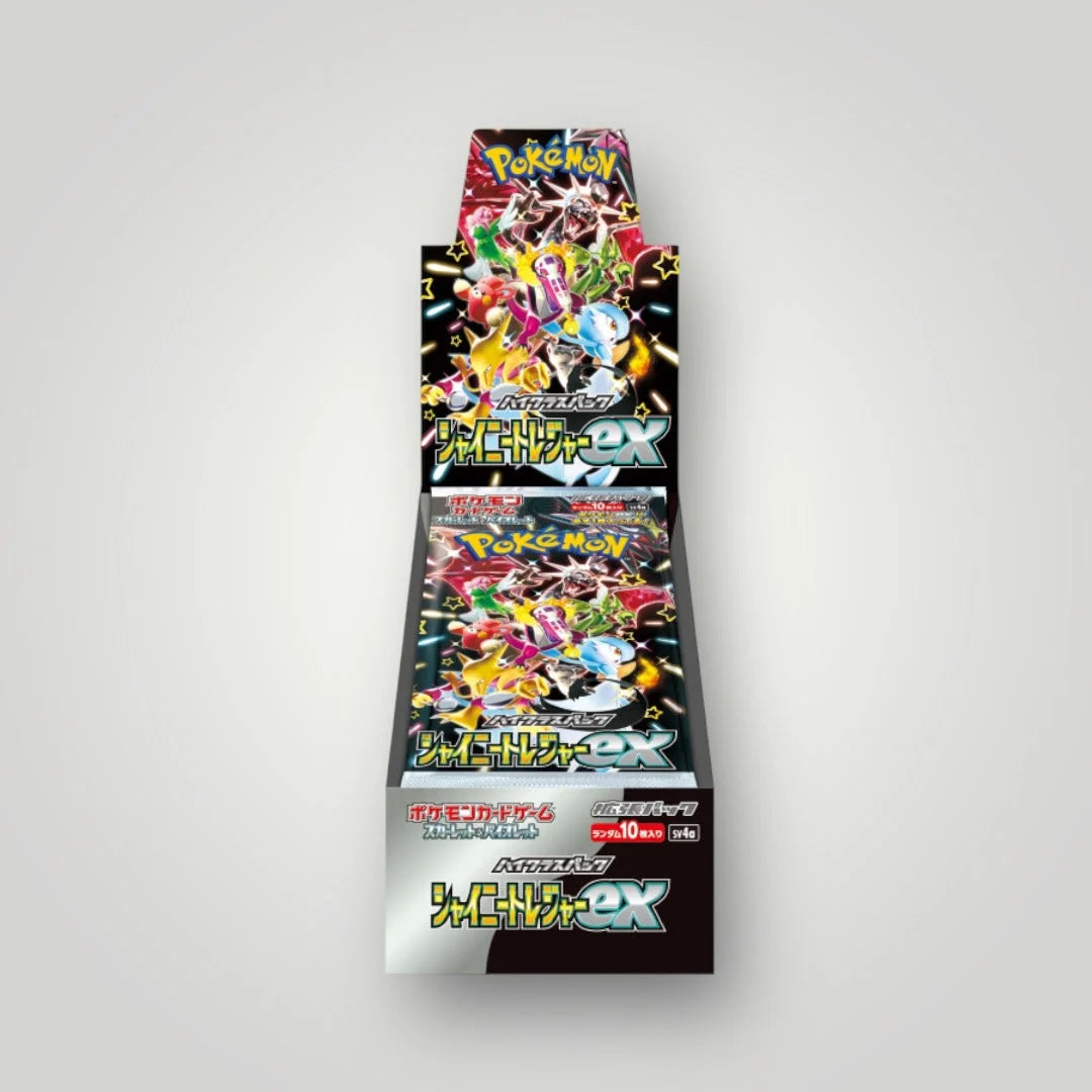 Pokemon Packs Pokemon Card Shiny Treasure Ex Booster Box (Japanese) - Scarlet & Violet SV4a High Class Pack Pokemon Cards Pokemon Packs Pokemon Card Shiny Treasure Ex Booster Box (Japanese) - Scarlet & Violet SV4a High Class Pack Pokemon Cards
