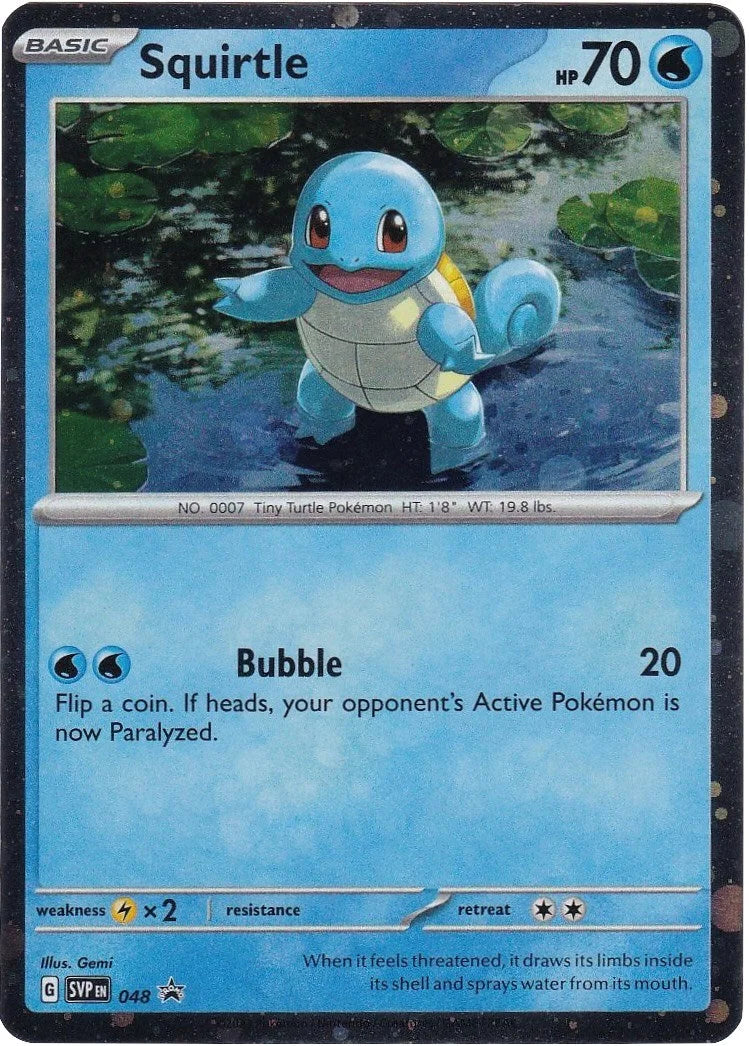 Squirtle - 048 (Cosmos Holo) [SVP - 048] SV: Scarlet & Violet Promo Cards