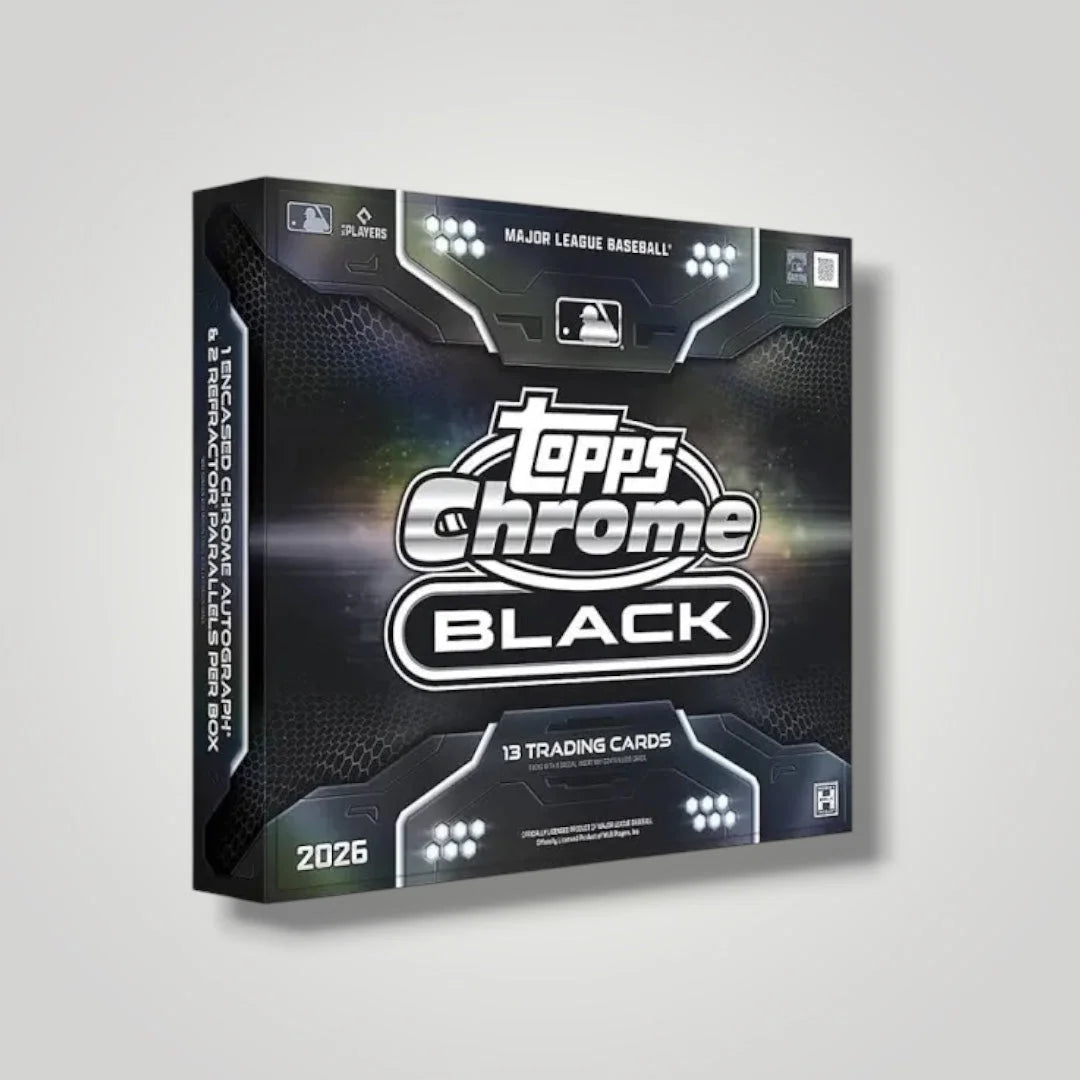 Topps Chrome Black Baseball 2026 Hobby Box Pikaversum