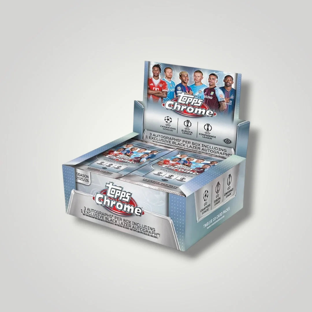 Topps Chrome UEFA Club Competitions 2025/26 Hobby Jumbo Box Topps