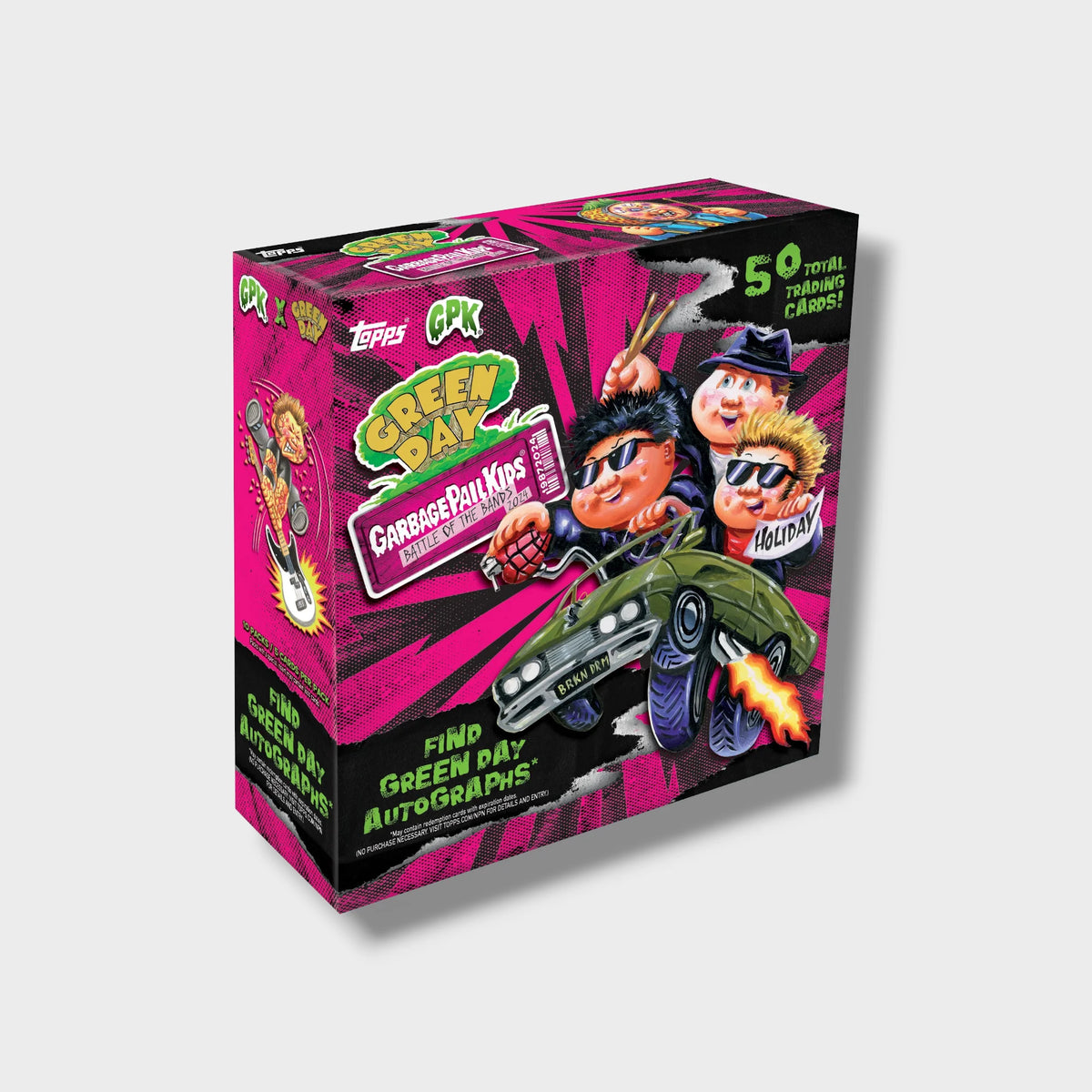 Topps カード GPK Battle of Bands Green Day Topps - Garbage Pail Kids Battle of the Bands - Green Day