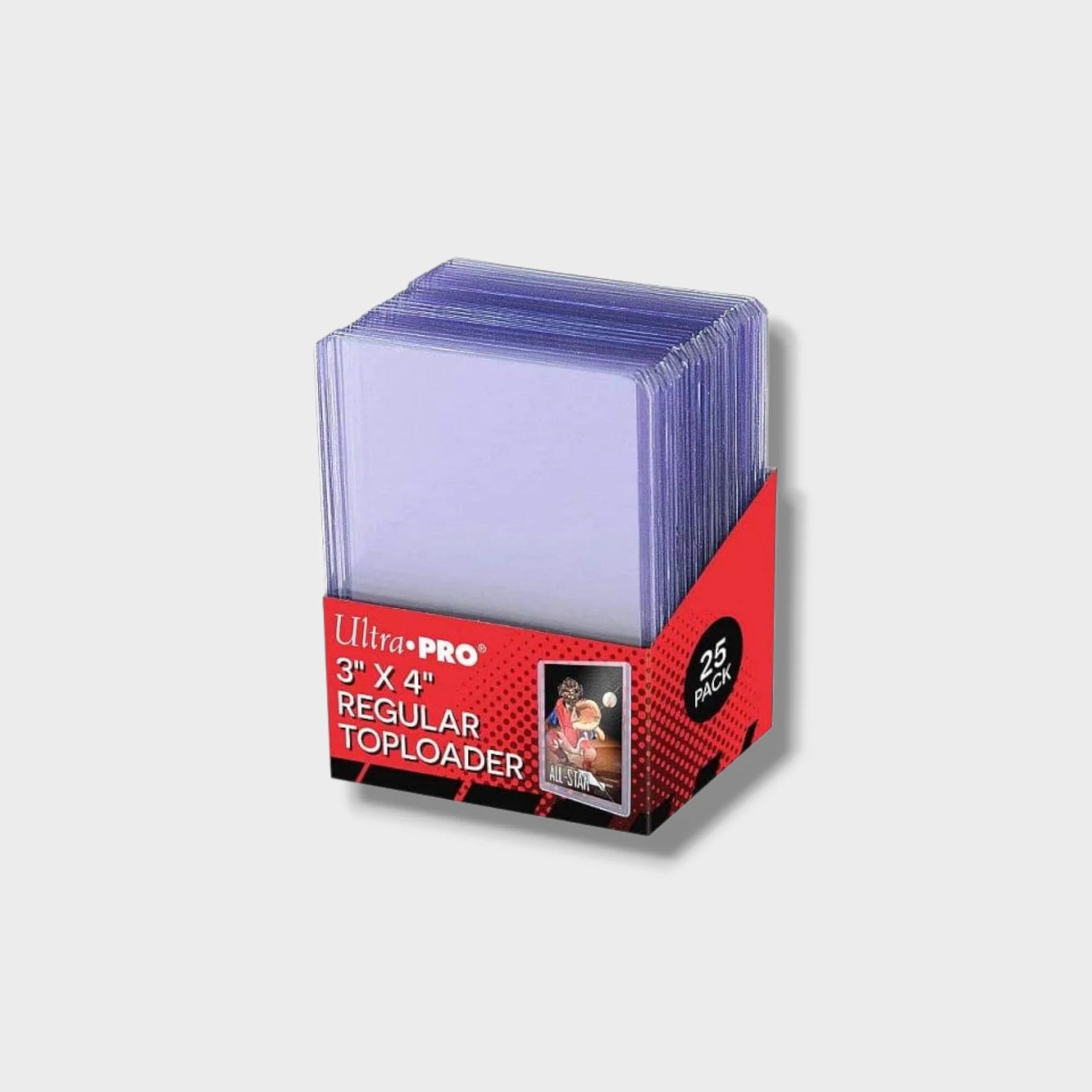 Ultra Pro - 3” x 4” Clear Regular Toploaders for Standard Size Cards (25 ct) Ultra Pro