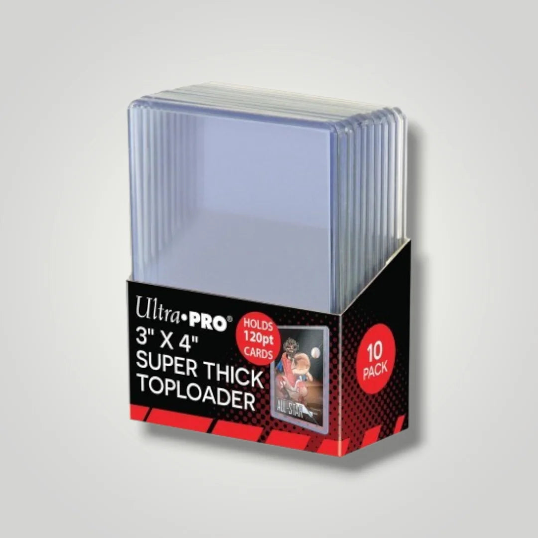 Ultra Pro - 3" x 4" Clear Super Thick 120PT TOPLOADER® Sleeves (10ct) Ultra Pro