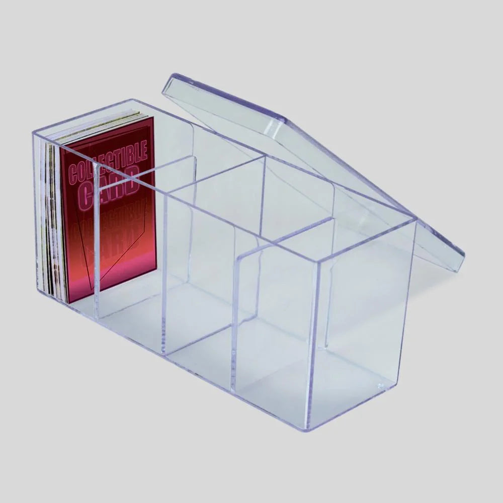 Ultra-Pro - 4-COMPARTMENT CLEAR CARD BOX Ultra Pro